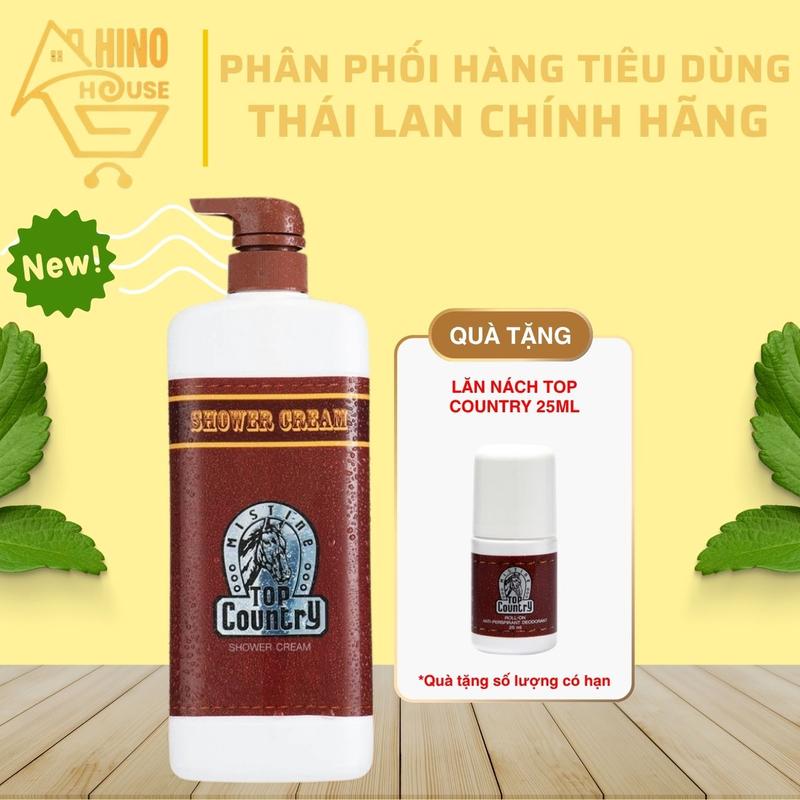 Sữa Tắm Ngựa Top Country 500ml Tặng 1 Lăn Khử Mùi 25ml Thái Lan Hương Thơm Sang Trọng Quý Phái- Hinohouse