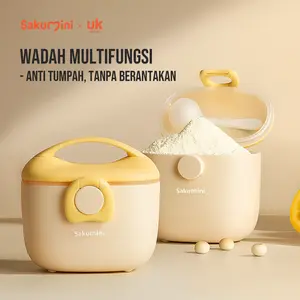 Sakumini Milk Powder Container kotak Wadah Tempat Susu Bubuk Bayi