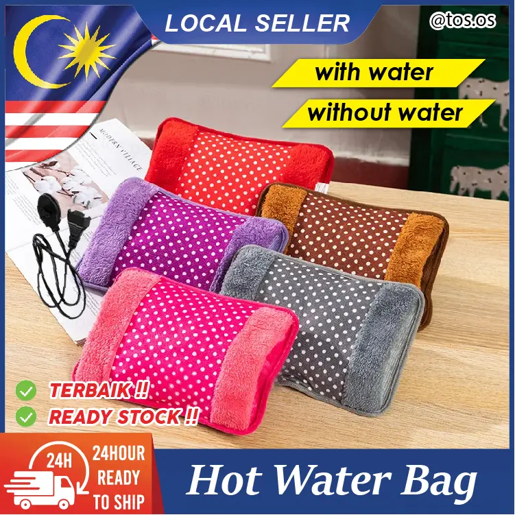 Rechargeable Electric Hot Water Bags Pain Relief Hand Warmer Heating Pad Anti Cold / Beg Air Panas