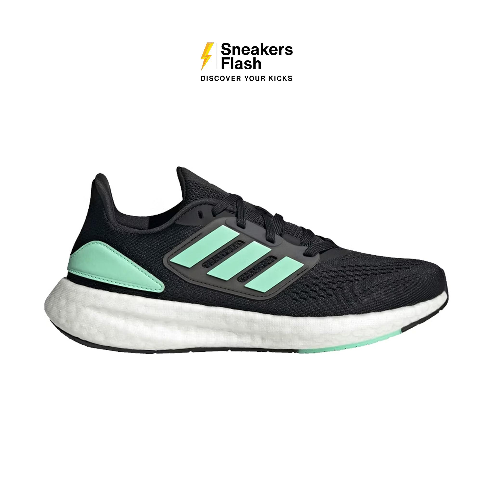 ADIDAS Pureboost 22 Black Pulse Mint - HQ8578