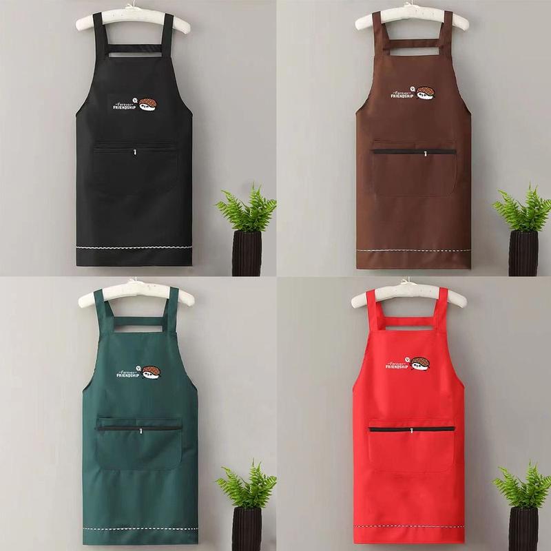 Product Introduction of Tạp dề nhà bếp, chống thấm nước và chống mài mòn, chống béo, thích hợp cho thợ pha cà phê, thợ cắt tóc, thợ mộc, người làm vườn và cửa hàng hoa, thích hợp cho nhà cà phê, dụng cụ làm sạch, đồ gia dụng 9
