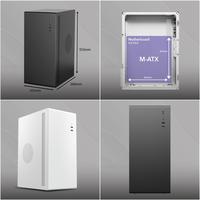 Gambar CASING ENLIGHT EN-200 - Mid Tower mATX Case (Free 1x Fan + PSU 300w) dari Techno Computer Bali Kota Denpasar 5 Tokopedia