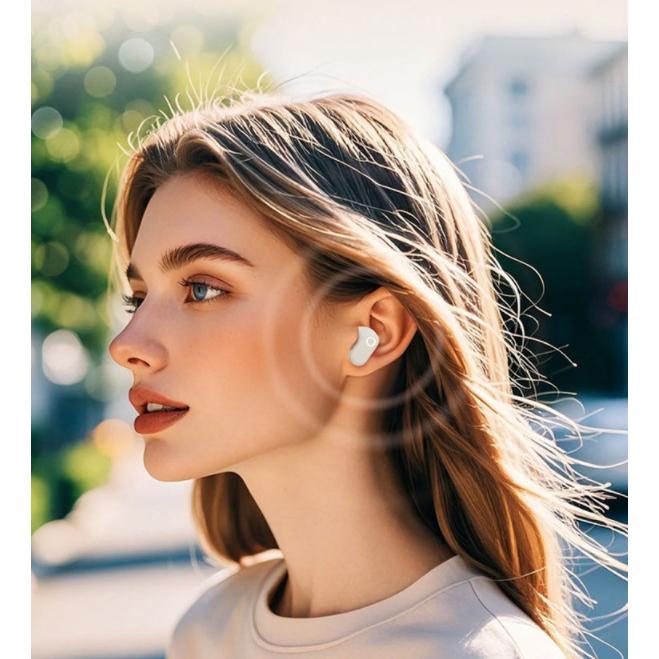 [COD] Yincoree [J16] Earphone Bluetooth 6.0 TWS - Reduksi Kebisingan Hybrid -48dB, 6-MIC ENC, 24 Jam Baterai, Latensi Rendah 0.04s, Audio 360° - Headset Nirkabel Kulit Gading untuk Gaming & Kerja In Ear Peredam Mikrofon Bawaan