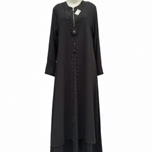 ABAYA SALWA | ABAYA CLASSIC HITAM PREMIUM