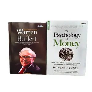 PAKET 2 BUKU MOTIVASI DAN BEST SELLER - KISAH DAN RAHASIA WARREN BUFFERT - THE PSYCHOLOGY OF MONEY .Habits