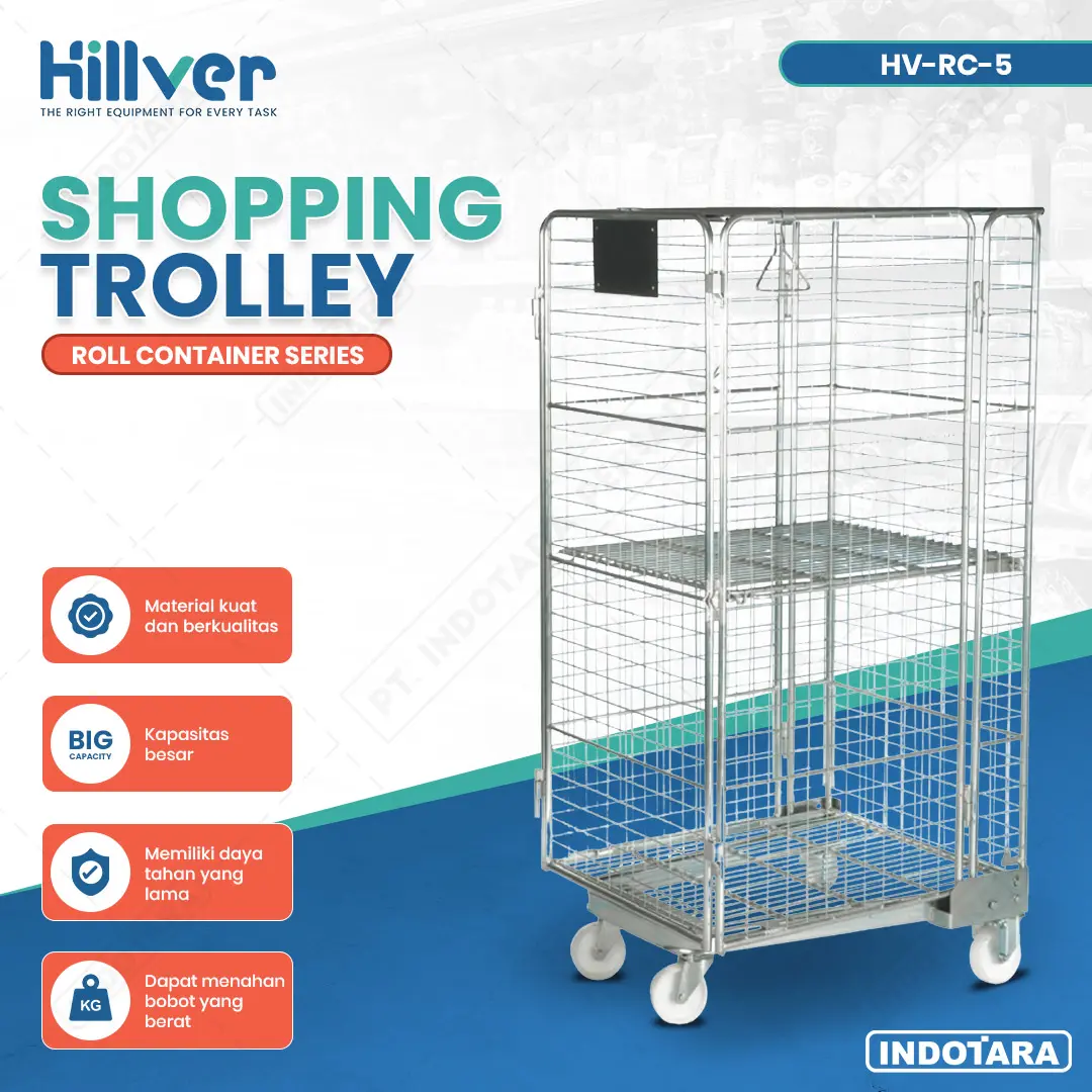 Keranjang Roda Logistik Gudang Hillver