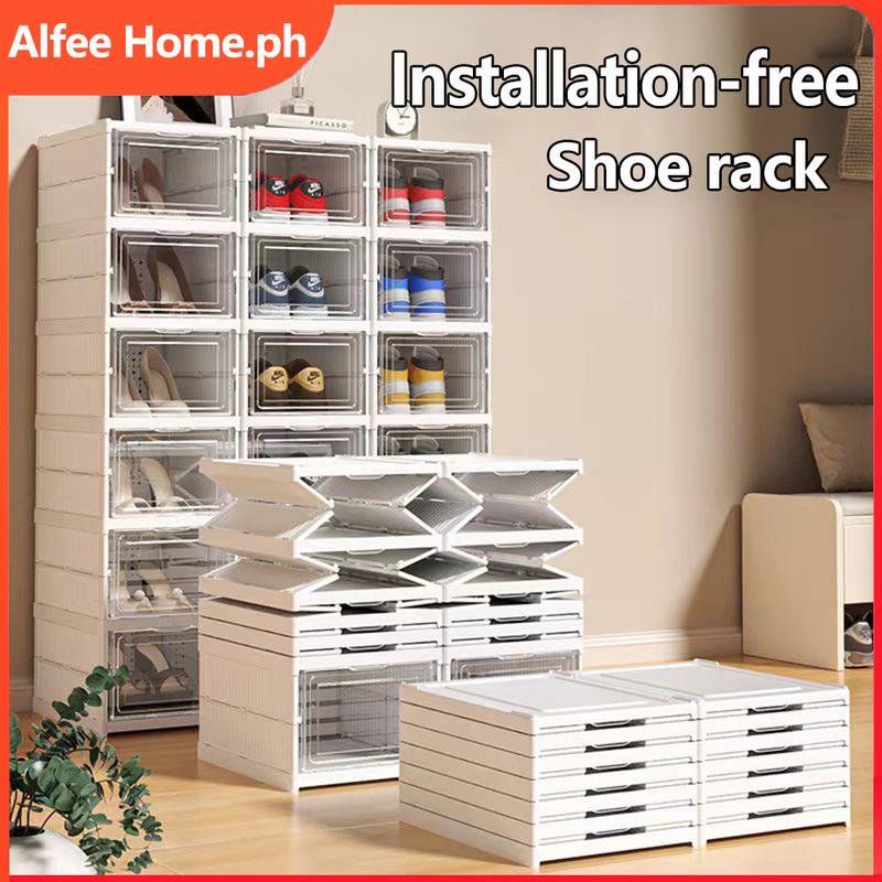 [Thickened] Installation-free Shoe Rack Stackable Shoe Storage - TikTok ...