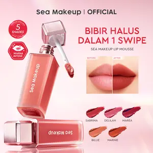 [SPECIAL PRICE] Sea Makeup Anti Dry Lip Mousse 24hr Hydration dengan Vitamin E - Tekstur Ringan Halus dan Nyaman Digunakan untuk Tampilan Bibir Lembut dan Natural