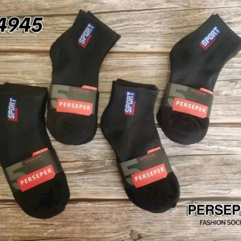 Tất nam chống hôi chân Set 25 đôi . Màu đen - Sport