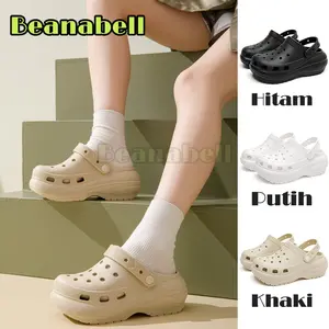 Beannabell 2026 Sandal Kodok Wanita Sepatu Baim Sendal Fuji Dewasa Platform Sandal Jelly Baim Wedges EVA