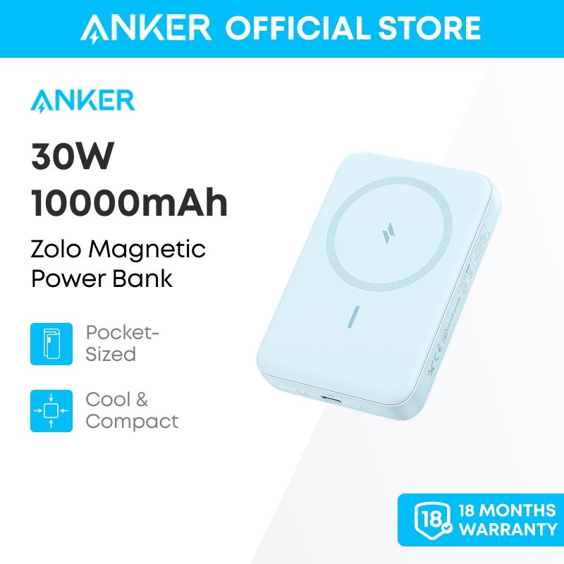   Anker  Sạc Dự Phòng Từ Tính Anker Zolo A1684 Cầm Tay Không Dây Nhỏ Gọn 10.000mAh Sạc Nhanh 30W Thân Thiện Với Da Gói Pin Bền Tương Thích Với Nhiều Thiết Bị 