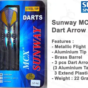 Sunway Sport MCX Dart Arrow / Anak Panah Dart 3 x 22 Gram