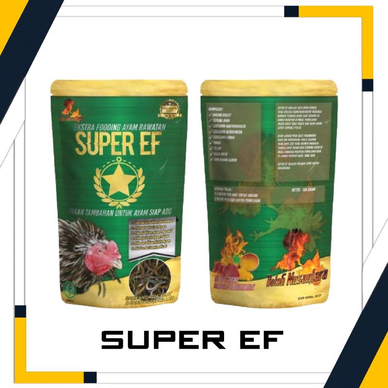 SUPER EF pakan tambahan extra fooding untuk ayam rawatan supaya tenaga dan stamina maksimal nafas panjang agresif kulit merah merona menjaga kesehatan ayam 2