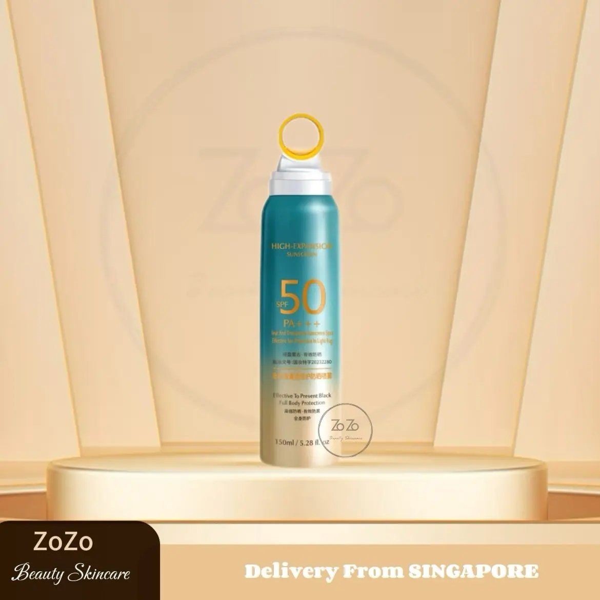 【Buy 1 Free 1 】 Syumon High Expansion Spf 50++ Sunscreen Spray for Daily Body Skincare