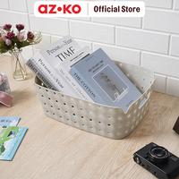 Gambar AZKO Stora Tempat Penyimpanan Organizer Box Kotak Penyimpanan Keranjang Serbaguna - Abu-abu, 25.3x17.8x11cm dari AZKO ID Kota Administrasi Jakarta Barat 1 Tokopedia