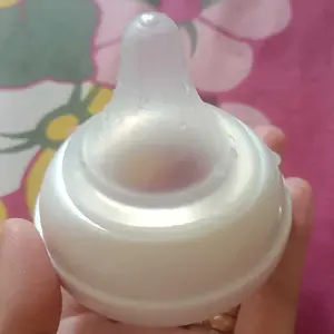 Koi Store Dot bayi 5cm Wide Neck Dot Nipple Peristaltic Leher lebar/ empeng bayi 2 lapis Cegah luapan Dot