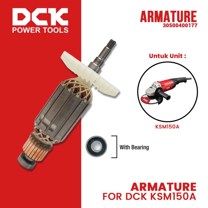 Gambar Armature/Angker untuk Gerinda KSM/DSM/ASM150A dari DCK Power Tools Indonesia Kota Administrasi Jakarta Barat Tokopedia