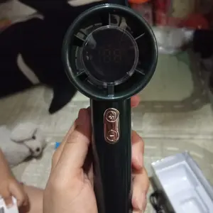 MIXIO GS-08 High-speed Portable Handheld Fan 4400MAH kipas angin Digital Display Turbo kipas tangan 17000Rpm