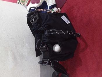 Product Review of Fertig - Envy Black - Tas Serut 2 In 1 Slingbag Clutch bag - Dumpling Bag Wanita Kanvas -Tas Selempang Wanita from p**o 1