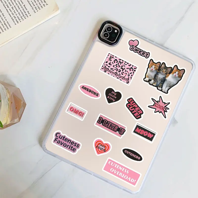 Stiker DIY Lucu Ala Korea Sticker Hot INS gaya Berperekat Waterproof sticker Handphone/Buku/Casing/Skateboard/Koper 7