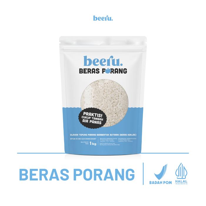 Gambar Beeru Beras Porang Pouch 1 Kg - Shirataki Konjac Rice dari Beeru Official Store Kota Tangerang Selatan Tokopedia