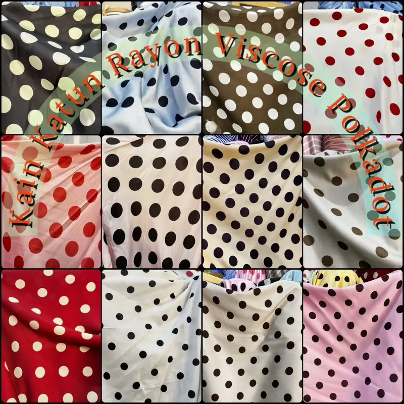 kain katun rayon viscose premium(per 0.5 meter)