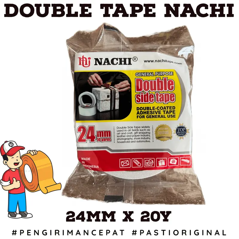 Double Tape Nachi 1 inch 24mm 10 YARD PER 1 ROLL 0
