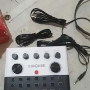 Siborie Soundcard F993+H1 Headphone Paket Lengkap For Streaming Langsung Karaoke Siap COD Pengiriman Cepat