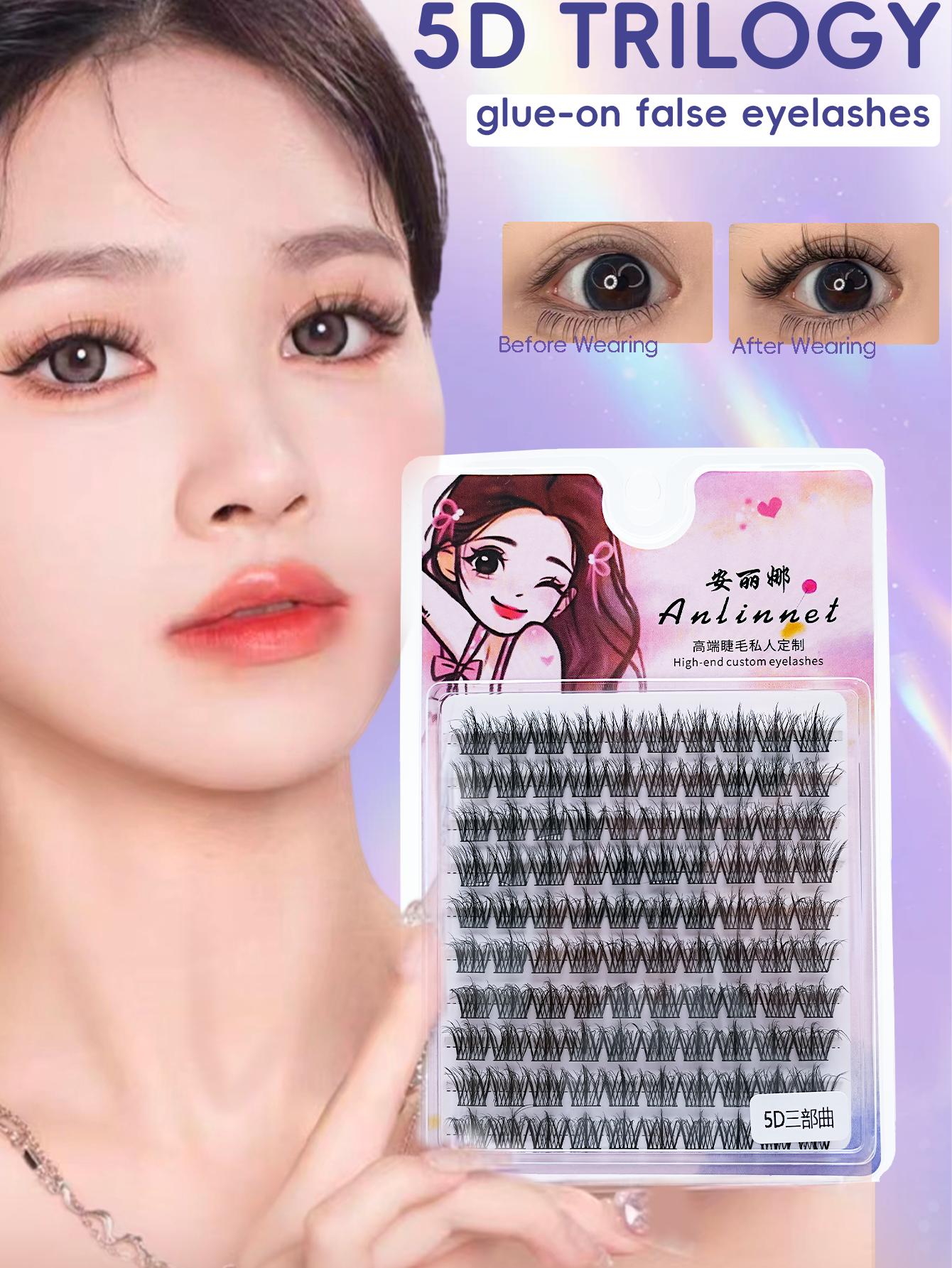 VIRAGO Bulu Mata Eyelash Extension Bulu Mata Eyelash Extension Tanam Import BULU MATA PALSU ALAMI 3D BULU MATA PALSU ANLINNET EYELASHES JADIKAN PENAMPILANMU LEBIH MENARIK-Penjepit Bulu Mata kenzie