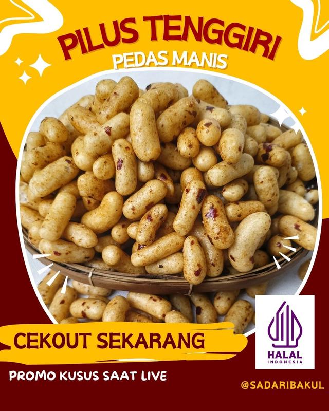PILUS PEDAS IKAN TENGGIRI - Rasa Pedes Rujak - Food Snack - Shop ...