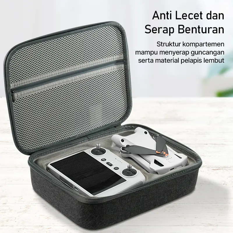 ALLOYSEED Tas Drone Hard Shell Storage Bag for DJI Mini 3 Pro - AS26 Terbaru Accessories Remote 0