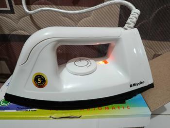 Product Review of MIYAKO Setrika Listrik EI 1008M - 395W EI1008 M from z**a r**~ 2