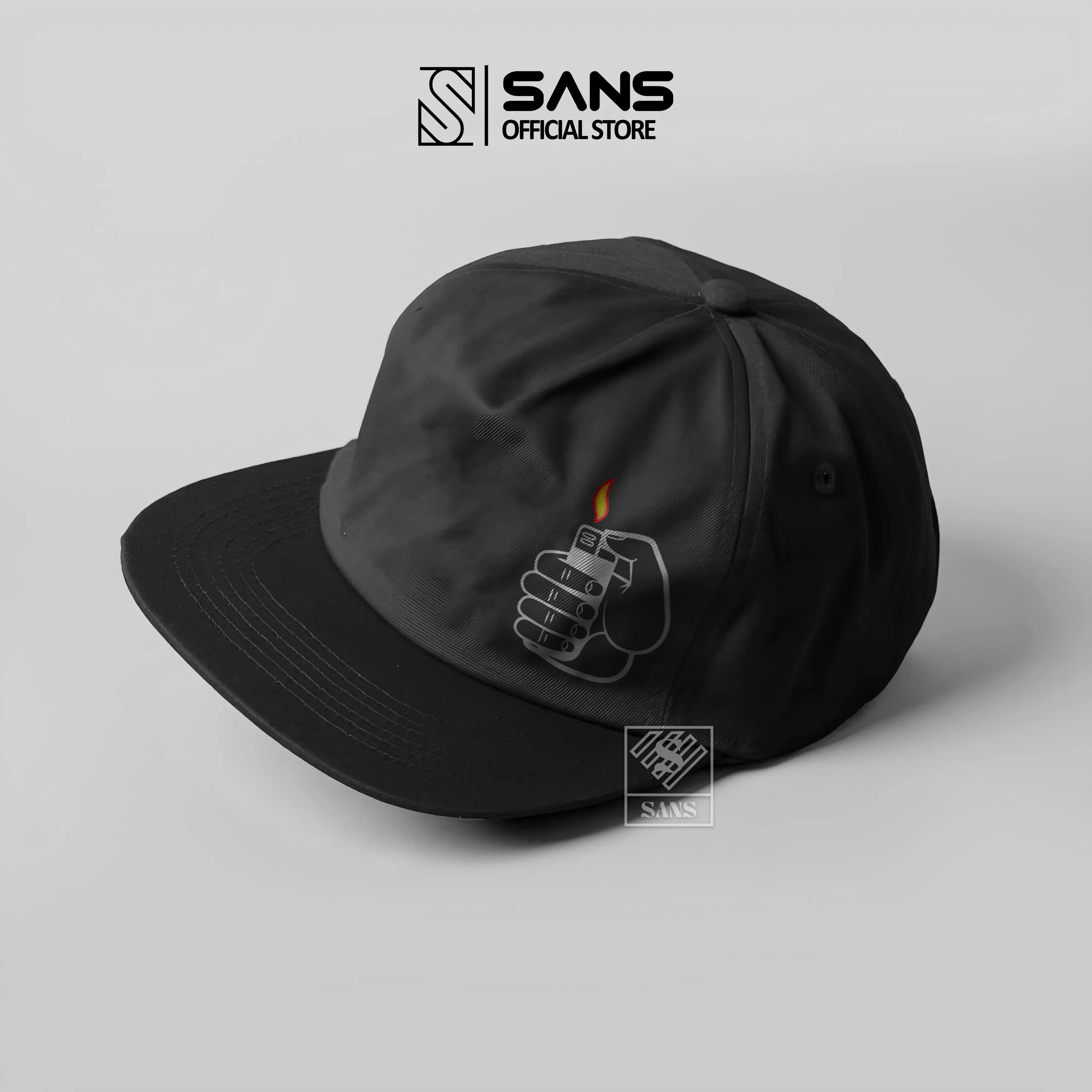 Topi Snapback Hat Premium Logo Korek Api Unisex