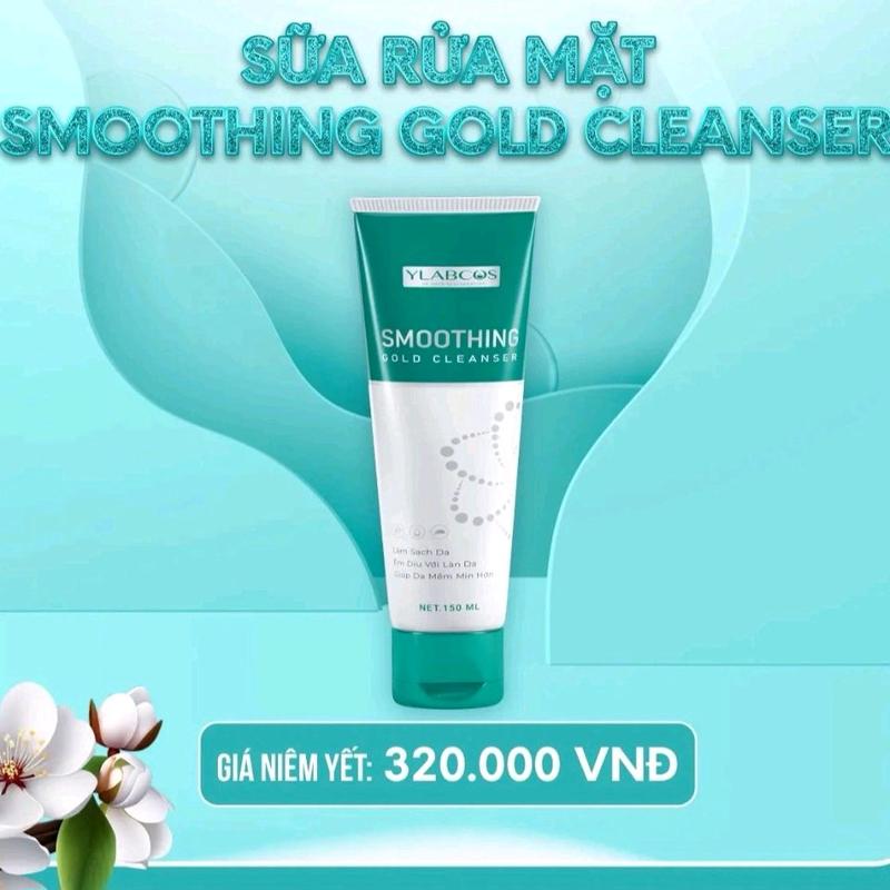 Sữa Rửa Mặt Vàng - Smoothing Gold Cleanser Skincare Làm Đẹp Da Tẩy Da Chết.