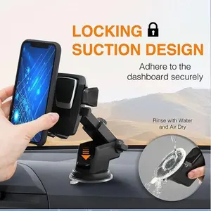 CAR PHONE HOLDER MOBIL HD-19  KACA & DASHBOAR LEM SUPER KUAT HOLDER HP HANDPHONE DIMOBIL HD-19
