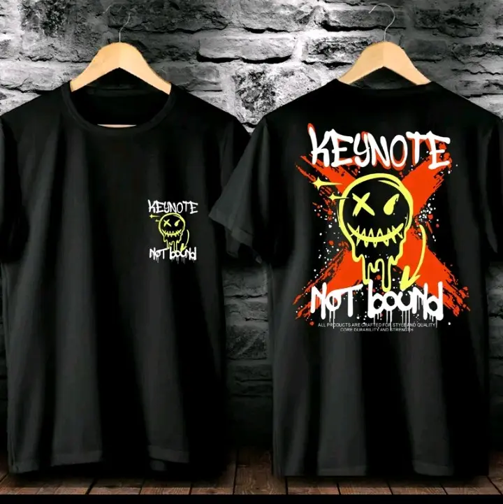 kaos distro t-shirt terbaru model kekinian pria dan wanita motif. KEYNOTE, NOT BOUND Combed bajupria outfit cowok baju co 0