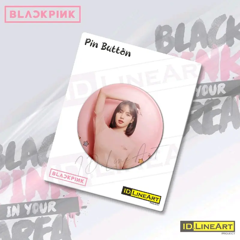 Pin Button BLACKPINK GIRLBAND KPOP Pin Plastik Bros Aksesoris 7