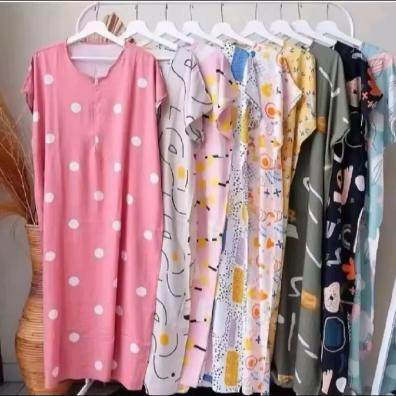 PROMO BANTING HARGA!! DASTER MURAH JUMBO MOTIF RANDOM Wanita keren rayon jumbomurah 0