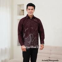 Gambar Kemeja Batik Undurjoyo Pria Lengan Panjang Motif Baju Katun Pendek Printing Ungu Coklat Cowok Kerja Muda Slimfit Formal Nyaman - Kmj Arimbi Mahogany, M dari UNDURJOYO Kab. Pekalongan 3 Tokopedia