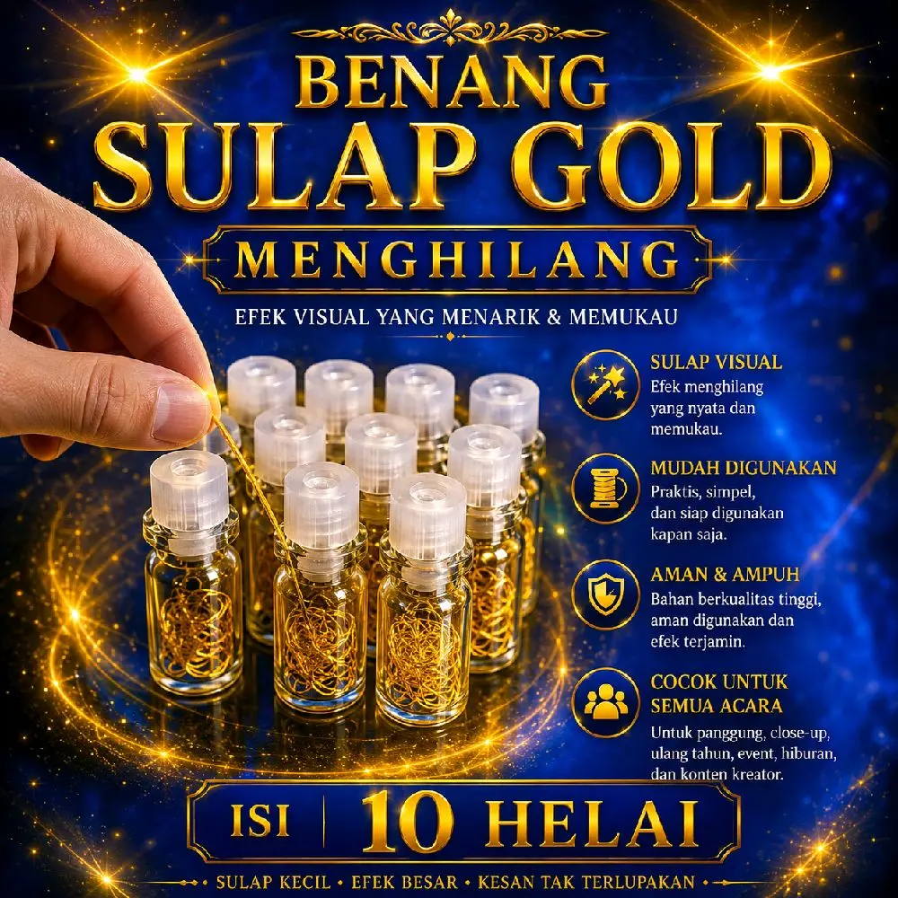 ALAT SULAP BENANG MENGHILANG DI KULIT- SULAP EDUKASI DAN HIBURAN