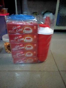Product Review of Gratis Thumbler Teh Celup Sosro 1 Pack Isi 5 Kotak 15 Bag - Teh Celup Sosro - Air, Tea from h**i y** r**💔 1