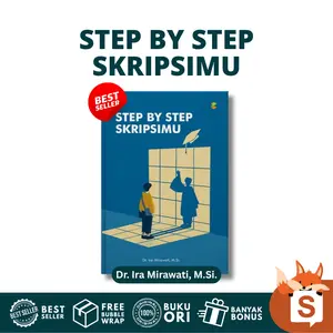 solusibuku - BUKU STEP BY STEP SKRIPSIMU -  Dr. Ira Mirawati, M.Si. (C-Klik Media) Soft Cover