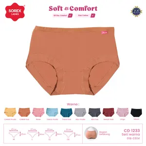 Sorex Celana Dalam Basic Midi Wanita Soft & Comfort Katun Mix CD 1233