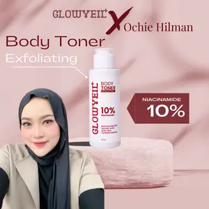 Glowveil Body Toner Exfoliating 100ml - 10% Niacinamide Mengangkat Sel Kulit Mati
