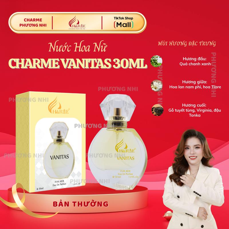  CHARME PERFUME-Nước hoa nữ VANITAS 30ml-hương thơm thanh mát sang trọng Perfume Xịt Thơm Cosmetic 