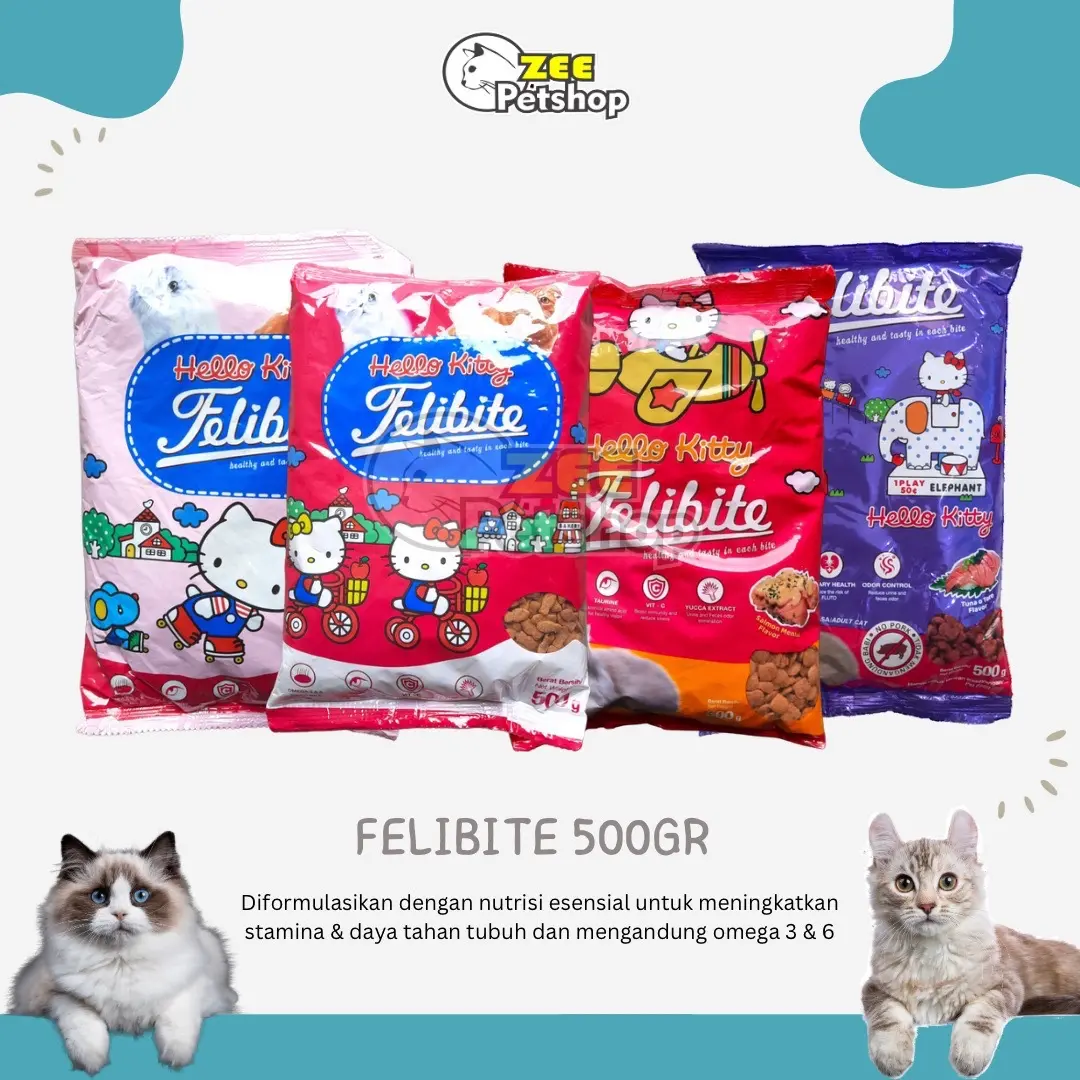 FELIBITE ADULT 500GR - Makanan Kucing Dewasa Dry Food