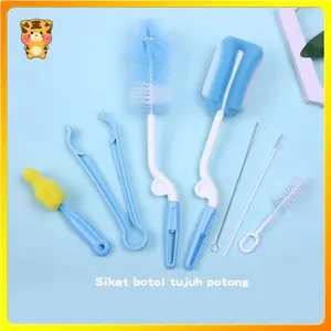 7 In 1 Sikat Pembersih Botol Susu Bayi | Spons Pembersih Botol | Pembersih Botol/C131-136