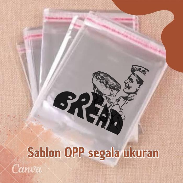 Sablon Opp Roti Jual SABLON OPP //SABLON MURAH//SABLON PLASTIK ROTI//SABLON SATUAN ...