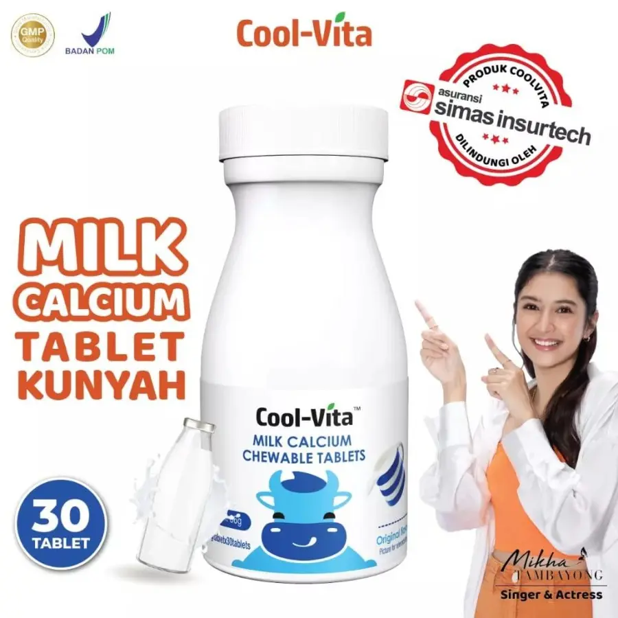 Coolvita Minuman Chewable Calcium isi 30 tablet