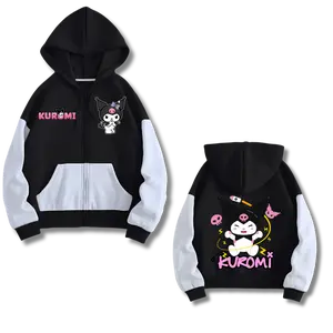 JAKET ANAK PEREMPUAN USIA 2 - 12 TAHUN KUROIM MELODI CINNAMROL/ HOODIE ANAK LAKI LAKI PEREMPUAN / ZIPPER KEREN TERKINI Lengan